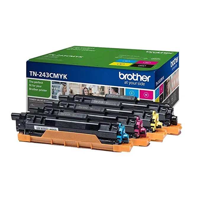 סט טונרים מקוריים Brother TN243