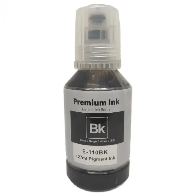 מיכל דיו שחור תואם Epson C13T03P14A 110