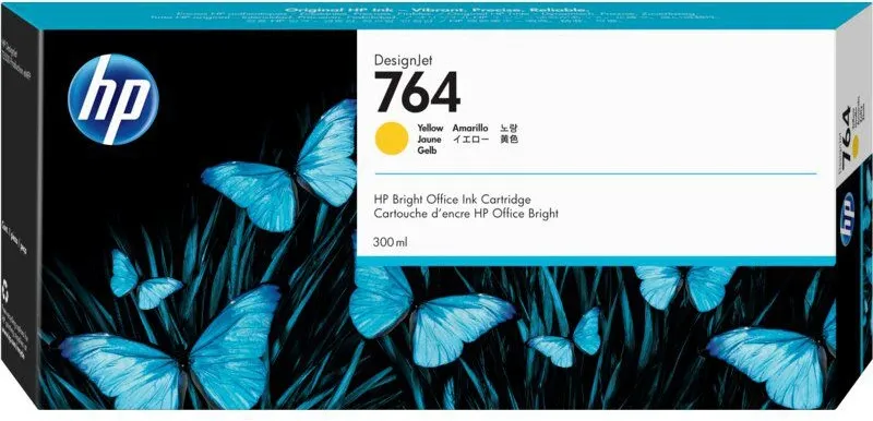 ראש דיו צהוב מקורי HP 764 C1Q15A