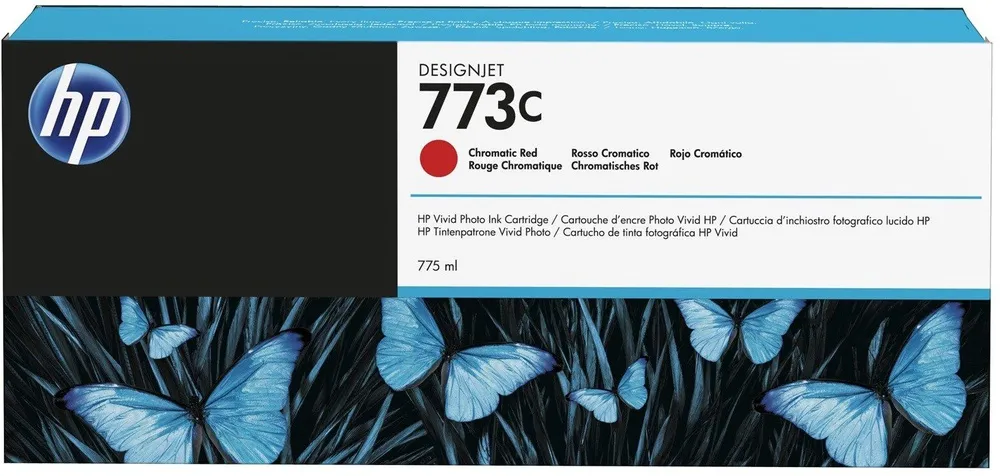 ראש דיו אדום כרום מקורי HP 773 C1Q38A