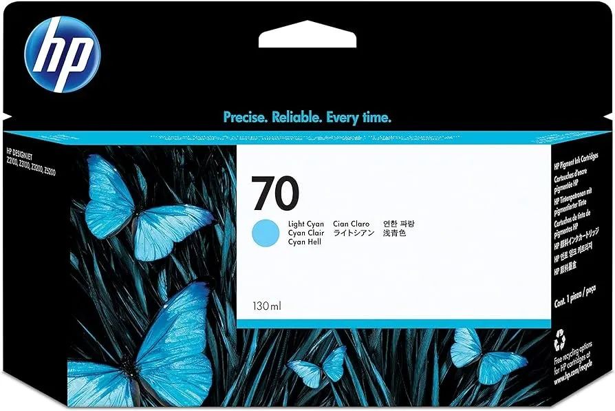 ראש דיו כחול מקורי HP 70 C9390A