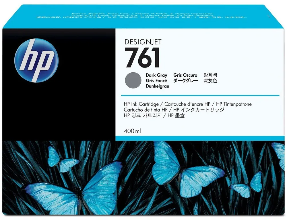 ראש דיו אפור כהה מקורי HP 761 CM996A