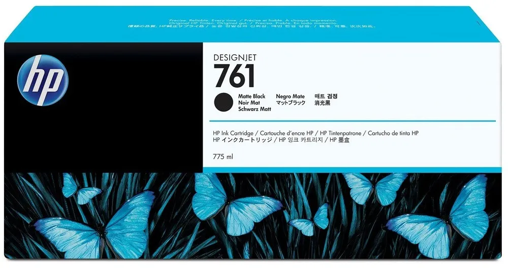 ראש דיו שחור מט מקורי HP 761 CM997A