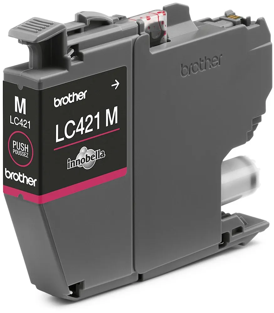 ראש דיו אדום מקורי Brother LC421M