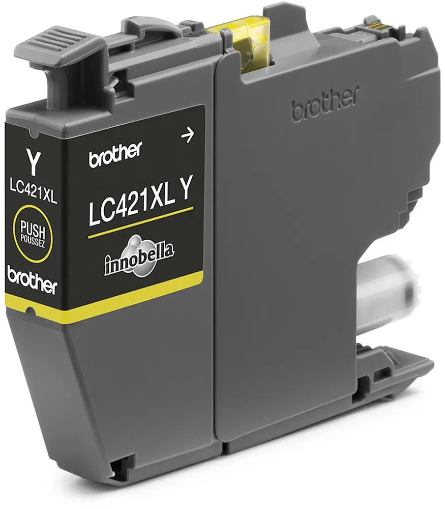 ראש דיו צהוב מקורי Brother LC421XLY