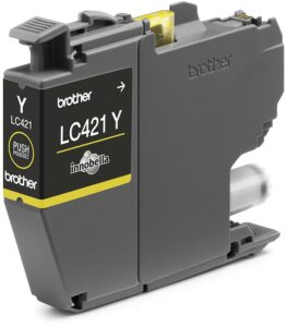 ראש דיו צהוב מקורי Brother LC421Y