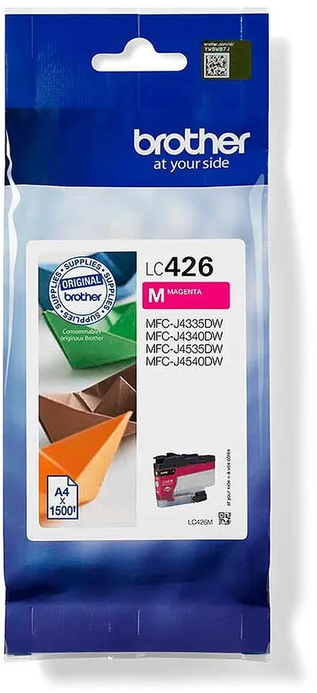 ראש דיו אדום מקורי Brother LC426M