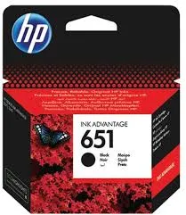 ראש דיו שחור מקורי HP 651 C2P10AE