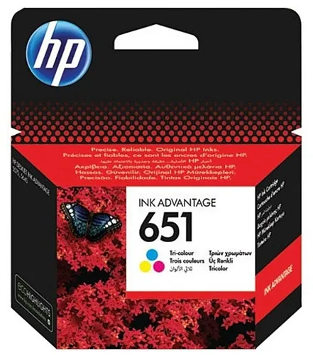 ראש דיו צבעוני מקורי HP 651 C2P11AE
