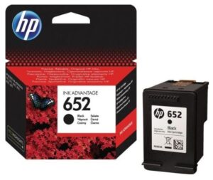 ראש דיו שחור מקורי HP 652 F6V25AE