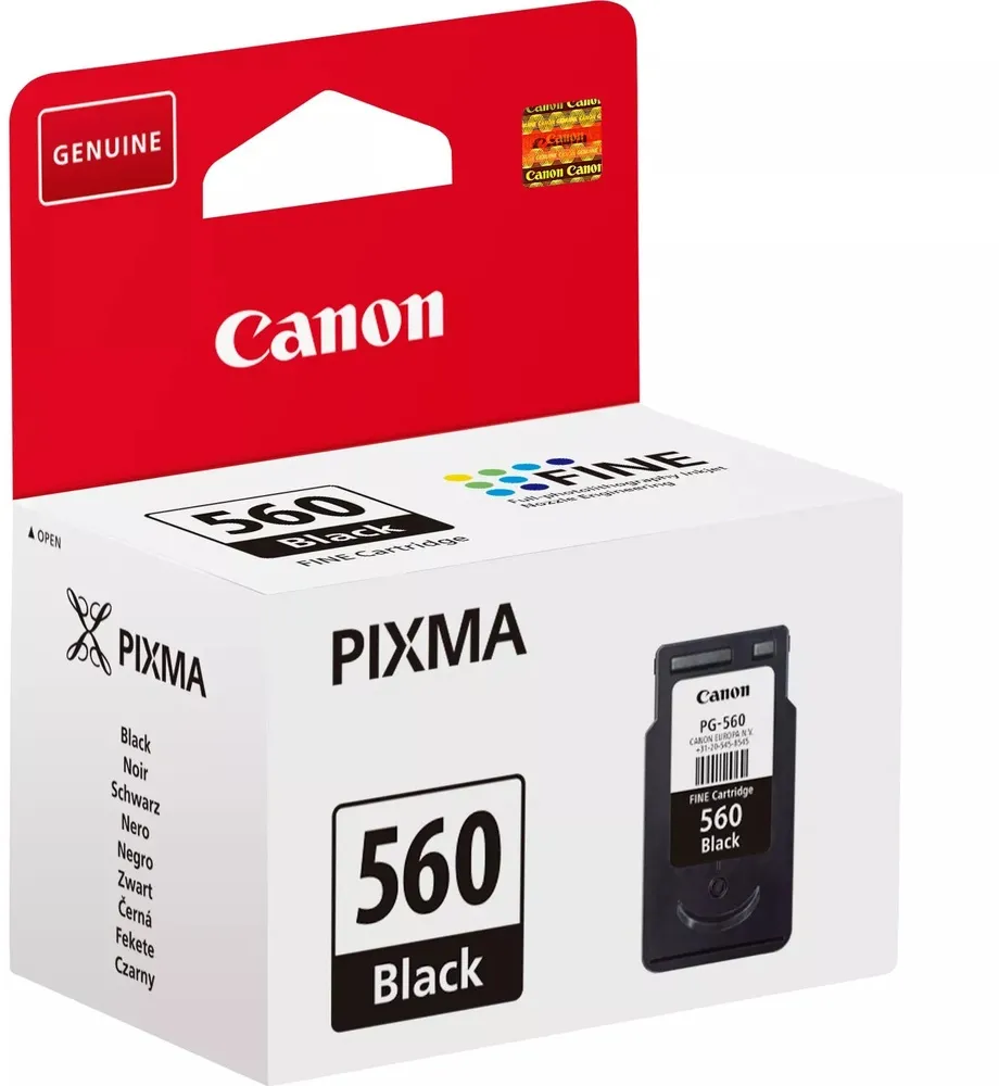 ‏ראש דיו שחור מקורי Canon PG560