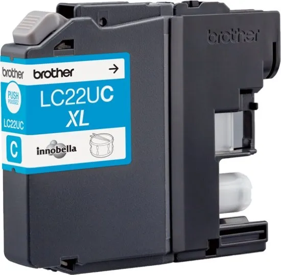 ראש דיו כחול מקורי Brother LC22UC XL