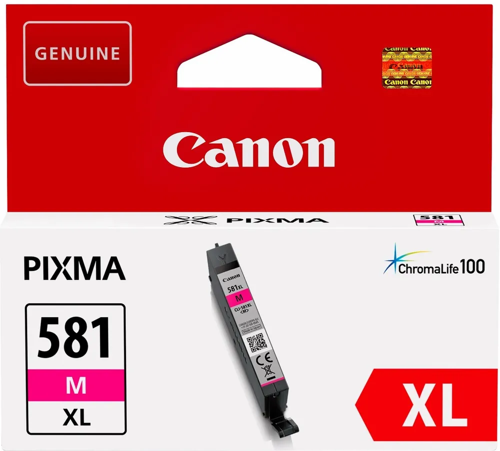 ראש דיו אדום מקורי Canon CLI-581XL M