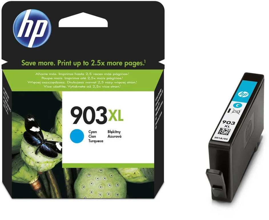 ראש דיו כחול מקורי HP 903XL T6M03AE