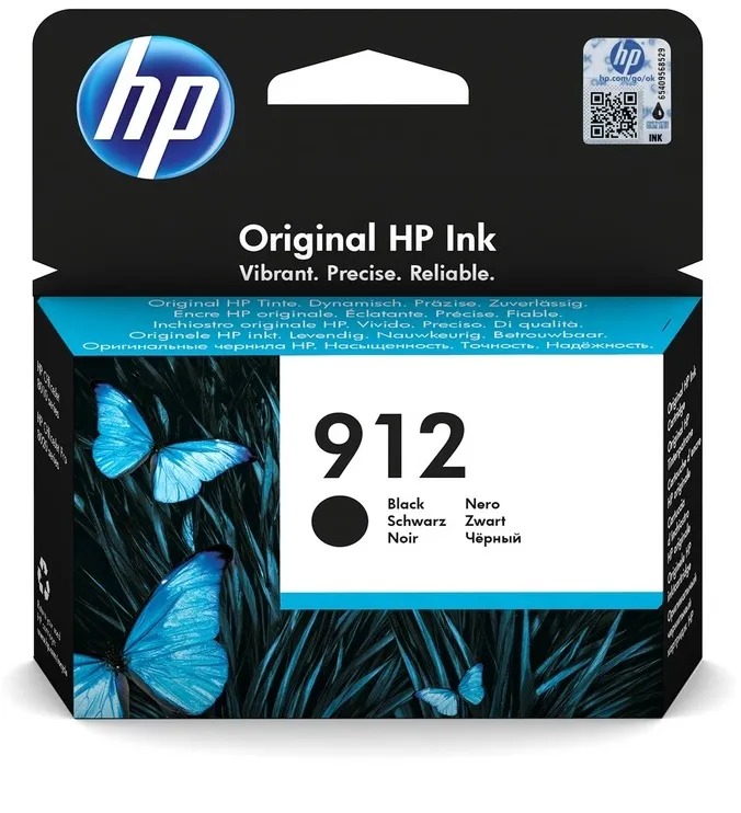 ראש דיו שחור מקורי HP 912 3YL80AE