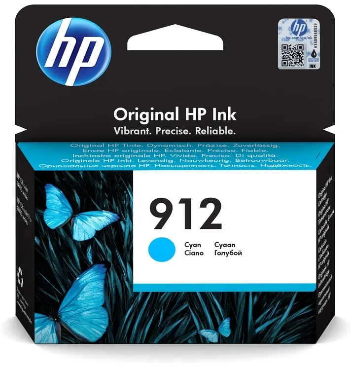 ראש דיו כחול מקורי HP 912 3YL77AE