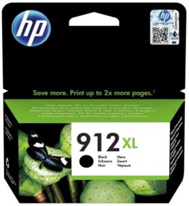 ‏ראש דיו שחור מקורי HP 912XL 3YL84AE