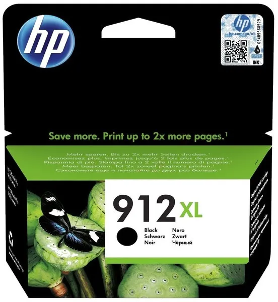 ראש דיו שחור מקורי HP 912XL 3YL84AE