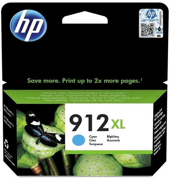 ראש דיו כחול מקורי HP 912XL 3YL81AE