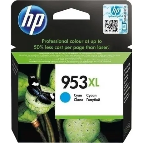 ראש דיו סיאן מקורי HP 953XL F6U16AE