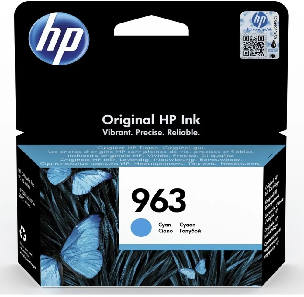 ראש דיו מקורי כחול HP 963 3JA23AE
