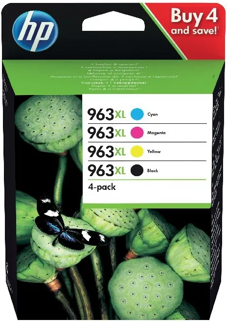 מארז 4 ראשי דיו מקוריים HP 963XL 3YP35AE