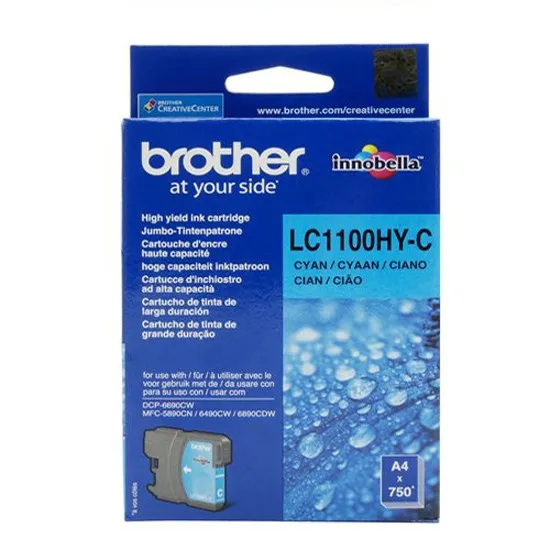 ראש דיו כחול מקורי Brother LC1100HYC