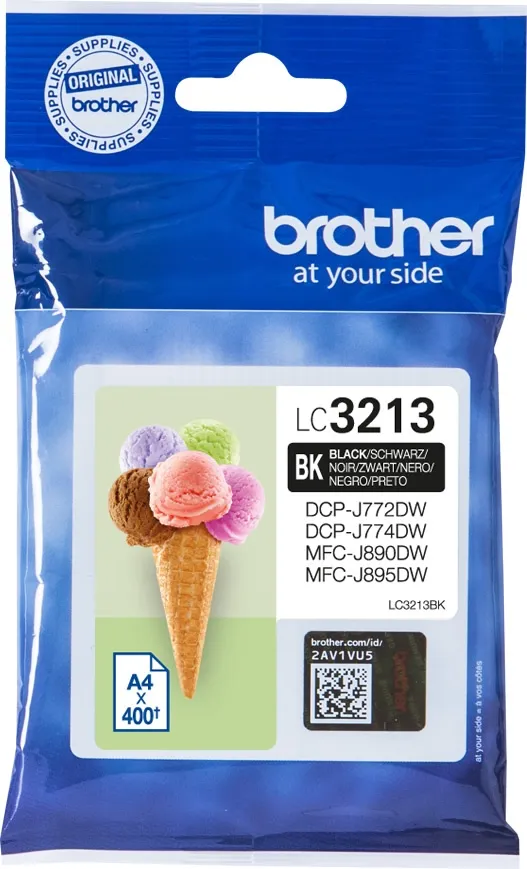 ראש דיו שחור מקורי Brother LC3213BK