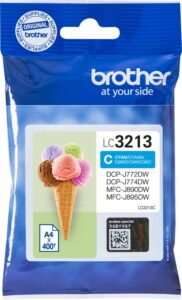 ראש דיו כחול מקורי Brother LC3213C