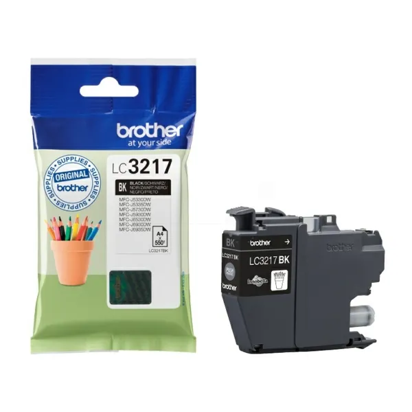 ראש דיו שחור מקורי Brother LC-3217BK