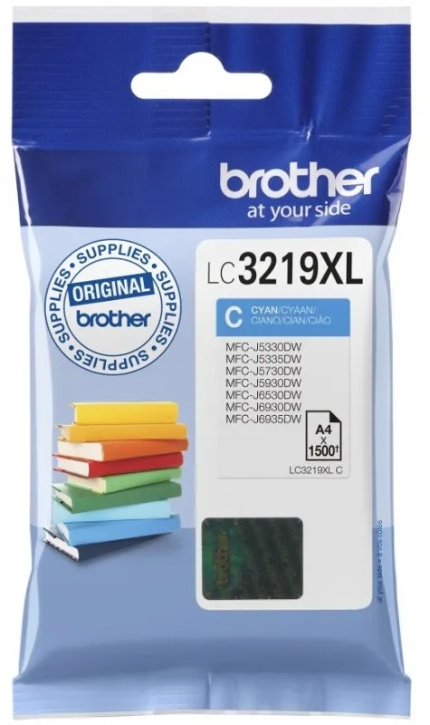 ראש דיו כחול מקורי Brother LC-3219XLC