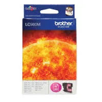 ראש דיו אדום מקורי Brother LC980M