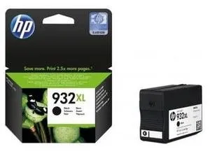 זוג ראשי דיו שחורים מקוריים HP 932XL