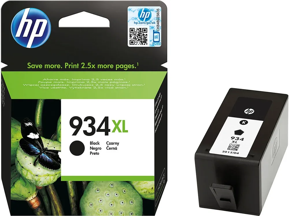 ראש דיו שחור מקורי HP 934XL C2P23AE