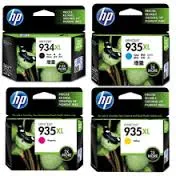 סט 4 ראשי דיו מקוריים HP 935XL-934XL