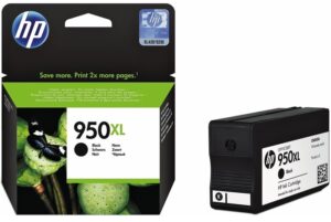 זוג ראשי דיו שחורים מקוריים HP 950XL