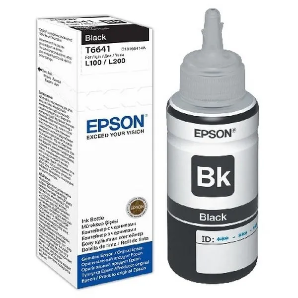 ראש דיו שחור מקורי Epson T6641