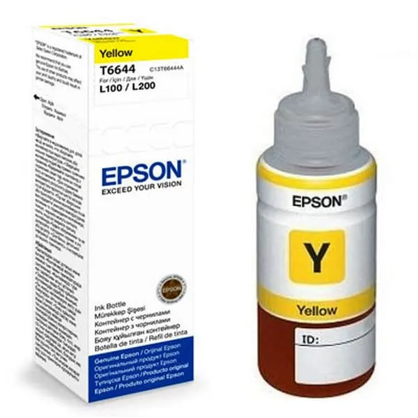 ראש דיו צהוב מקורי Epson T6644