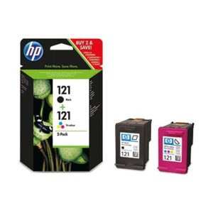 ראש דיו שחור + צבעוני מקורי HP 121 HP