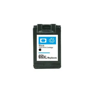 זוג ראשי דיו שחורים תואמים HP 650BK CZ101AE