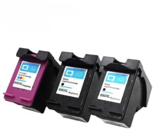 חבילת חיסכון שני שחורים+ צבעוני תואמים HP 650