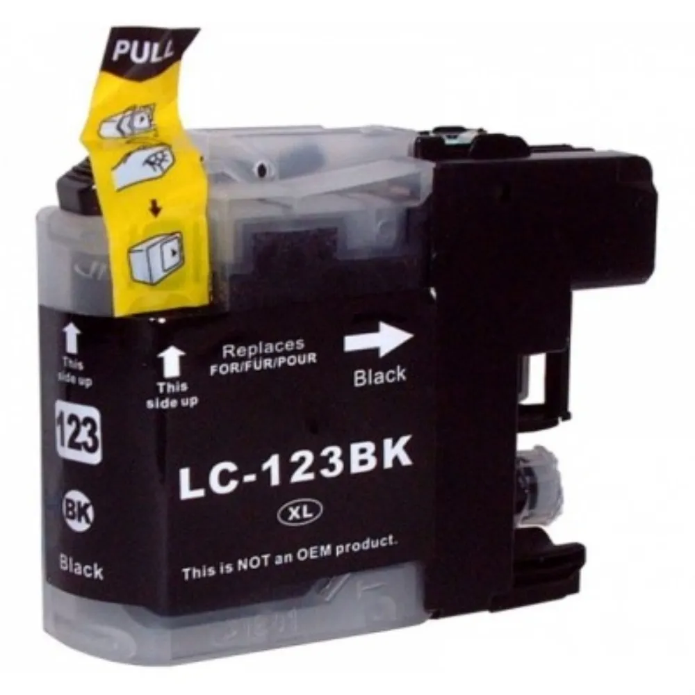 ראש דיו שחור תואם Brother LC121BK