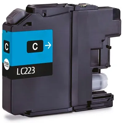 ראש דיו כחול תואם Brother LC223C