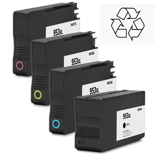סט 4 ראשי דיו תואמים HP 953XL