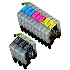 שלושה סטים תואמים Brother LC1220