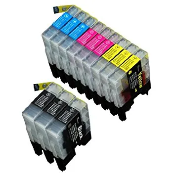 שלושה סטים תואמים Brother LC1240