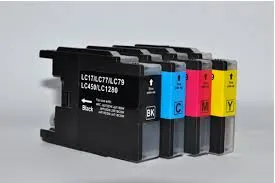 2 סטים של 4 ראשי דיו תואמים Brother LC1280