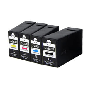 סט 4 ראשי דיו תואמים Canon PGI2500XL