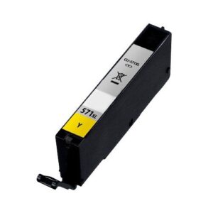 ראש דיו צהוב תואם Canon CLI571YXL