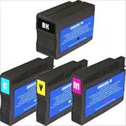 סט 4 ראשי דיו תואמים HP 933XL-932XL